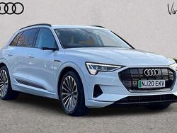 White Used 2020 Audi e-tron Advanced SUV | £25,388 (Expensive)