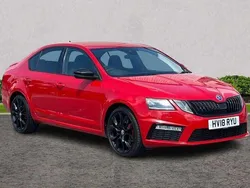 Red Used 2018 Skoda Octavia vRS Hatchback | £15,761 (Fair price)