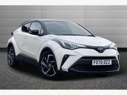 White Used 2021 Toyota C-HR SUV | £18,495 (Fair price)