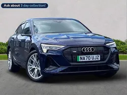 Blue Used 2020 Audi e-tron Sportback Comfort SUV | £28,775 (A bit pricey)