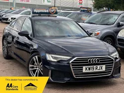 Blue Used 2019 Audi A6 S-Line Sedan | £15,975 (Fair price)