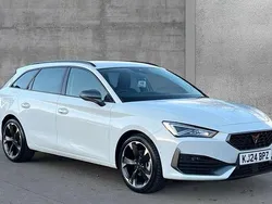 White Used 2024 Cupra Leon Estate | £22,290 (Fair price)
