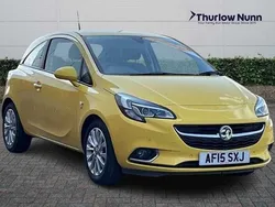 Yellow Used 2015 Vauxhall Corsa Hatchback | £7,397 (A bit pricey)