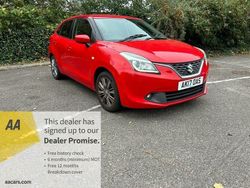 Red Used 2017 Suzuki Baleno SZ-T Hatchback | £3,299 (Good price)