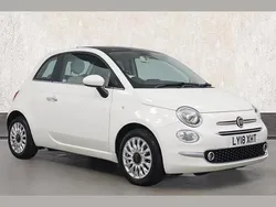 White Used 2018 Fiat 500 Lounge Hatchback | £7,391 (Fair price)