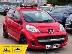 Red Used 2009 Peugeot 107 Hatchback | £4,975 (A bit pricey)