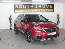 Red Used 2019 Peugeot 3008 GT-line SUV | £13,989 (Good price)
