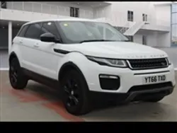 White Used 2016 Land Rover Range Rover evoque SE SUV | £10,118 (Fair price)