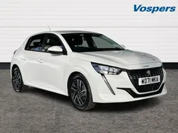 White Used 2022 Peugeot 208 Allure Premium Hatchback | £13,590 (Fair price)