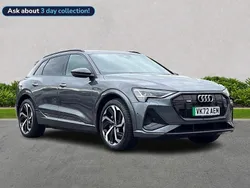 Grey Used 2022 Audi e-tron Black Edition SUV | £31,899 (A bit pricey)