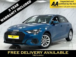 Blue Used 2021 Audi A3 Sportback Design Hatchback | £15,945 (Fair price)