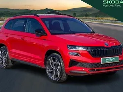 Red Used 2025 Skoda Karoq SportLine SUV | £33,500 (Expensive)