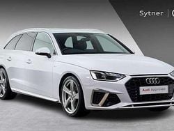 White Used 2021 Audi A4 S-Line Estate | £23,250 (Fair price)