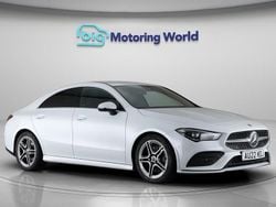 White Used 2022 Mercedes CLA200 AMG line Coupe | £20,800 (Good price)