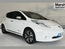 White Used 2017 Nissan Leaf Tekna Hatchback | £5,899 (Fair price)