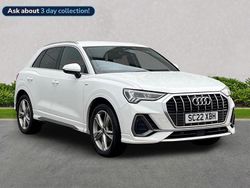 White Used 2022 Audi Q3 S-Line SUV | £24,575 (Fair price)