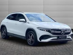 Digital white Used 2021 Mercedes EQA250 AMG line SUV | £21,295 (Fair price)