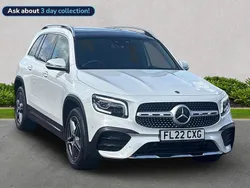 White Used 2022 Mercedes GLB200 AMG Line Premium Plus SUV | £27,878 (Fair price)