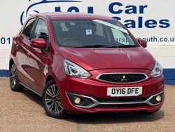 Red Used 2016 Mitsubishi Mirage Hatchback | £4,695 (Fair price)