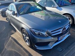 Grey Used 2016 Mercedes C200 AMG line Sedan | £15,000 (Fair price)