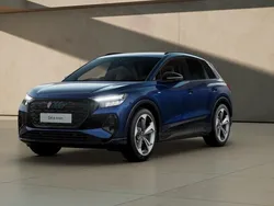 Blue New 2025 Audi Q4 Sportback e-tron Black Edition SUV | £43,950