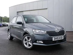 Quartz grey metallic Used 2019 Skoda Fabia SE L Hatchback | £12,495 (Fair price)