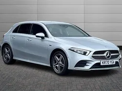 Silver Used 2020 Mercedes A250 AMG Line Premium Hatchback | £20,790 (Fair price)