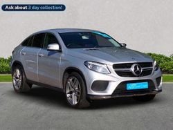 Silver Used 2017 Mercedes GLE350 AMG line Coupe | £27,724 (Fair price)