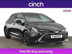 Black Used 2019 Toyota Corolla Hatchback | £15,349 (A bit pricey)
