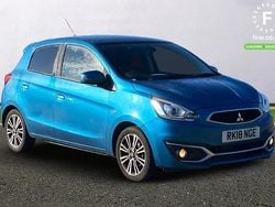 Blue Used 2018 Mitsubishi Mirage Hatchback | £5,899 (Good price)