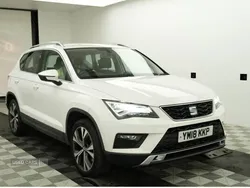 White Used 2018 Seat Ateca Ecomotive SUV | £12,445 (Fair price)
