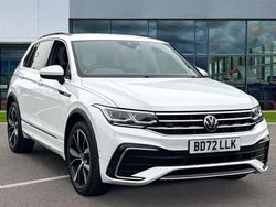 Pure white Used 2022 VW Tiguan R-line SUV | £28,208 (Fair price)