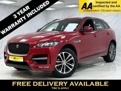 Red Used 2018 Jaguar F-Pace R-Sport SUV | £16,945 (Fair price)