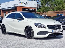 White Used 2018 Mercedes A200 AMG line Hatchback | £15,249 (Fair price)