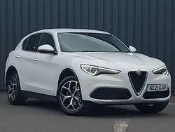 White Used 2021 Alfa Romeo Stelvio Lusso SUV | £22,698 (Super price)