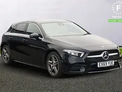 Black Used 2019 Mercedes A180 AMG line Hatchback | £15,599 (Fair price)