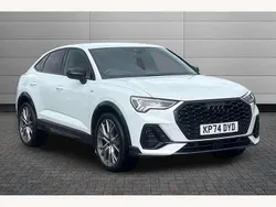 Glacier white Used 2025 Audi Q3 Black Edition SUV | £35,695 (Fair price)