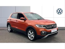 Orange Used 2023 VW T-Cross SEL SUV | £21,107 (Fair price)