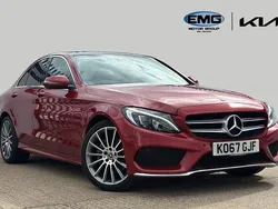 Red Used 2018 Mercedes C220 AMG Line Premium Plus Sedan | £16,495 (Fair price)
