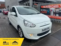 White Used 2015 Mitsubishi Mirage Hatchback | £2,995 (Fair price)