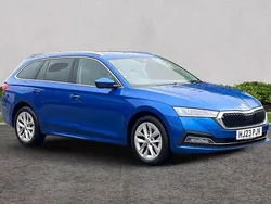 Race blue metallic Used 2023 Skoda Octavia SE L Estate | £22,532 (Expensive)