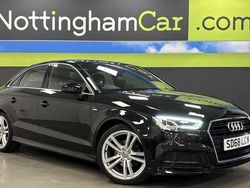 Black Used 2018 Audi A3 S-Line Sedan | £15,991 (Good price)