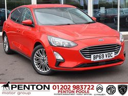 Red Used 2019 Ford Focus Titanium X Hatchback | £11,290 (Fair price)