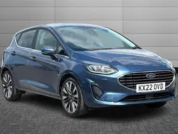 Chrome blue Used 2022 Ford Fiesta Titanium Hatchback | £17,750 (A bit pricey)