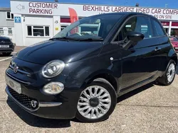 Black Used 2017 Fiat 500 Lounge Hatchback | £7,699 (Expensive)