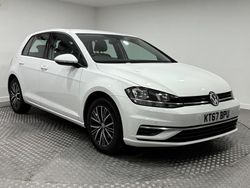 White Used 2018 VW Golf VII SE Hatchback | £12,695 (Fair price)