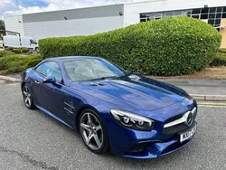 Blue Used 2017 Mercedes SL400 AMG line Cabriolet | £38,950 (Expensive)
