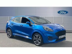 Blue Used 2024 Ford Puma ST-Line SUV | £16,525 (Fair price)
