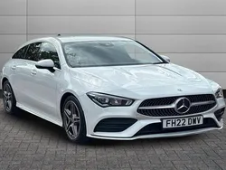 White Used 2022 Mercedes CLA180 AMG line Sedan | £21,095 (Super price)