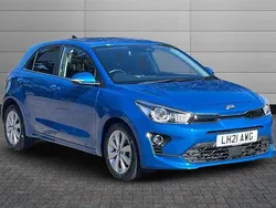 Blue Used 2021 Kia Rio 2 Hatchback | £11,295 (Fair price)